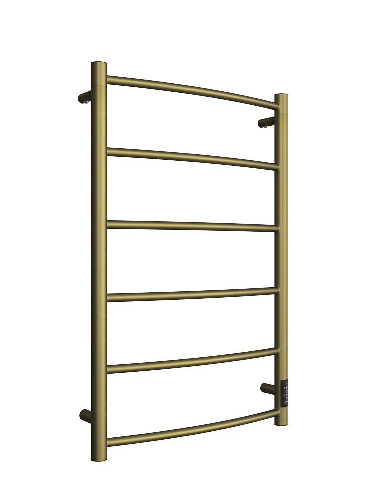 Полотенцесушитель ДВИН R neo 80/50 ДВИН/Диммер круг Электрический К диммер Состаренная бронза матовая